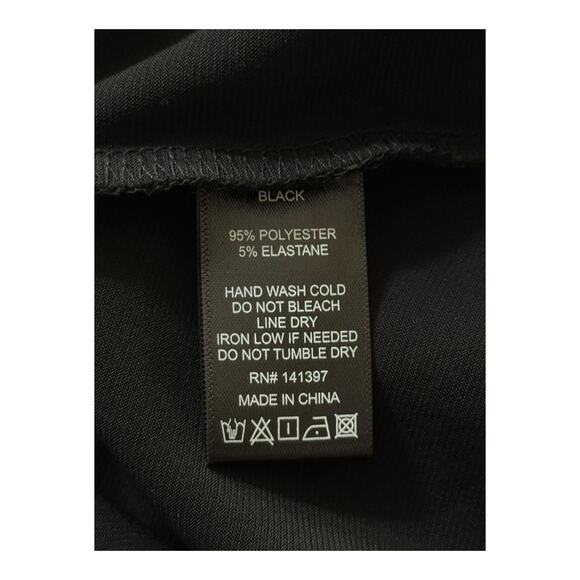 Astr the label long sleeve crepe minidress dress black size Large L - Picture 6 of 7